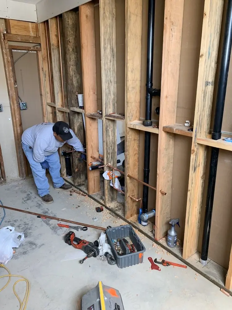 Commercial rough-in plumbing for Gas Line Repair in Spring Hill